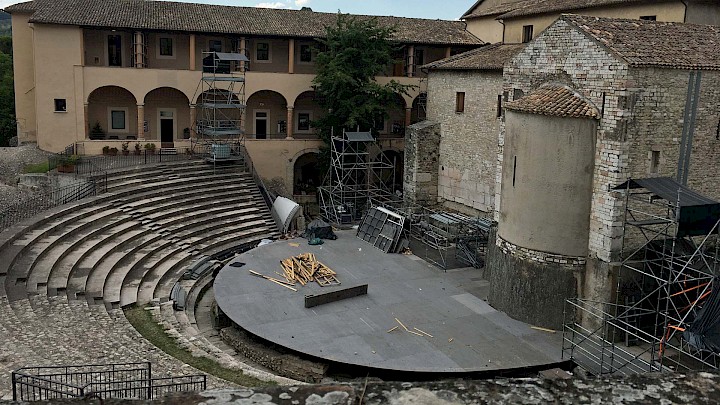 The Roman theatre in Spoleto