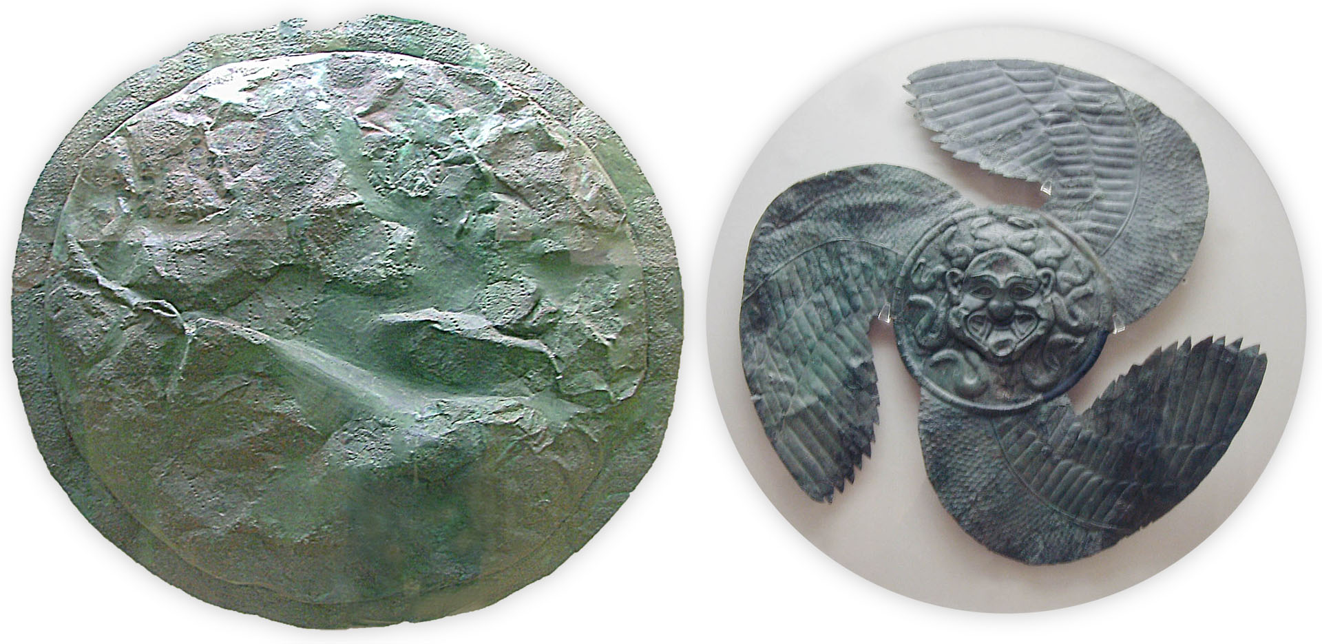 ancient greek shields