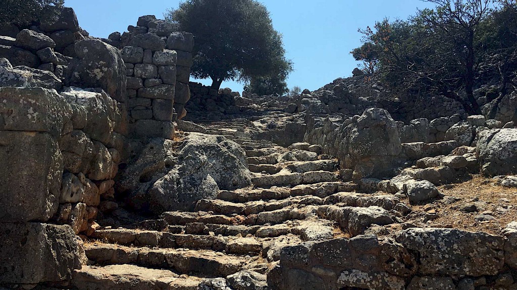 Steps leading to the agora